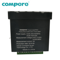Medidor de Energía Trifásico Inteligente y Monitor RS485 con Precisión de 0.5S, Multifunción, Montaje en Panel, Pantalla LCD, Medidor de KWh