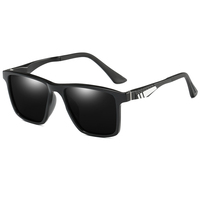 Lunettes de soleil polarisées surdimensionnées avec verres TAC, monture bleue/transparente, protection UV400, anti-choc, pour hommes et femmes, logo personnalisé, prix d'usine