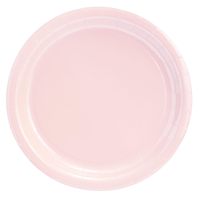 Ensemble d'accessoires de fête roses modernes de 24 pièces Directement en usine Décorations de fête prénatale pour fille d'anniversaire de 72 pièces, y compris assiettes en papier