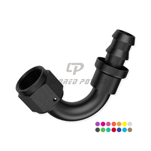 Tuyau Push-on étanche en aluminium AN10 femelle, haute Performance, 120 degrés, verrouillage à embouts - Product Image 2