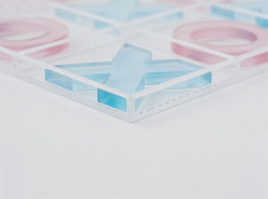 Ajedrez XO de Acrílico Transparente Personalizado, Juego de Mesa Educativo para Niños, Tiempo Feliz <span class=keywords><strong>en</strong></span> Familia - Product Image 4