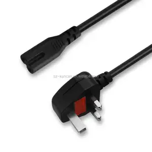 Groothandel computer cord plug 1 set-Ac Power Kabel Fig 8 Socket C7 Mains Power Cord Lead Uk Plug