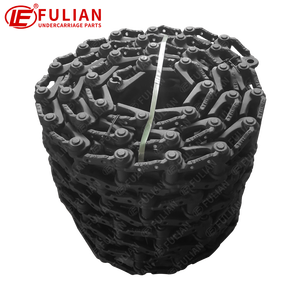 قطع غيار عجلة الحفار من الفولاذ <span class=keywords><strong>135</strong></span> سلسلة مسار مسار لشركة كاتربيلر كوبيلكو هيتاتشي كوبوتا بوبكات - Product Image 1