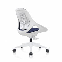 Chaise de bureau ergonomique colorée, dossier en maille respirante, chaise d'ordinateur pivotante et réglable en hauteur, chaise de travail à roulettes, pour la maison et l'étude des enfants