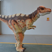 Costume de dinosaure réaliste pour spectacle de dinosaures en plein air, modèle animatronique personnalisé fait main pour parc extérieur