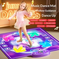 Tapis de danse électronique pour enfants avec design pliable pour salon, jeu de fitness, activité d'exercice en intérieur, cadeau