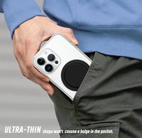 Support magnétique N52 pour téléphone, support de fixation portable flexible pour smartphone, base de maintien sécurisée pour bureau et voyage