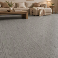 Kostengünstiger Wasserdichter SPC-Vinyl-Klickboden Langlebige Starre Planken für Großbauprojekte Großhandelslieferung