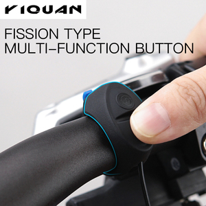 Sonnette de vélo antivol USB rechargeable tendance en ABS+PC durable, diamètre de guidon réglable pour le cyclisme en extérieur - Product Image 5