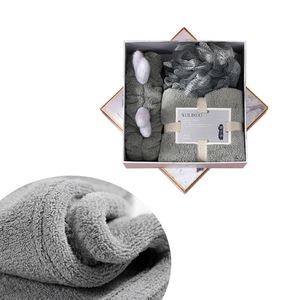 Coffret Cadeau 3 Pièces Luxe Personnalisé pour Femme : Bandeau en Coton à Motif Bois de Cerf et Serviette – Collection Promotionnelle Fête des Mères 2026 - Product Image 2