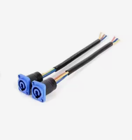 Câble d'affichage LED extérieur étanche avec connecteur aviation moulé par injection, garantie 3 ans pour usage aéronautique