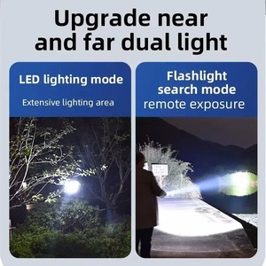 Linterna Solar para Camping, Recargable, Portátil, 5 Modos, Impermeable, Lámpara de Emergencia, Linterna LED Potente, Luz de Trabajo - Product Image 6