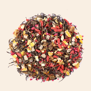 Thé aux fruits séchés chinois populaires, saveur orange douce et pêche miel, mélange personnalisé OEM - Product Image 2