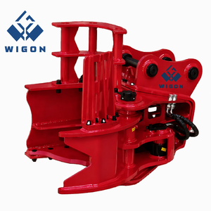 WIGON Excavator <b>Hydraulic</b> Tree Forestry Logging Shear Cutting Accessories - Product Image 1