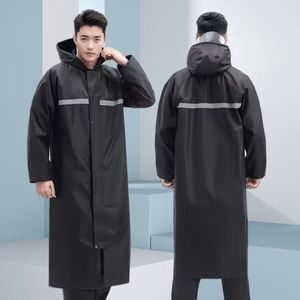 Impermeable largo de una pieza, cubierta de tela Oxford impermeable para todo el cuerpo, impermeable para trabajo en obras de construcción, impermeable unisex - Product Image 1