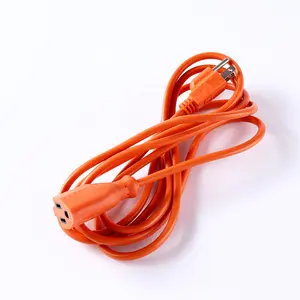 AC european power extension cord for steam iron