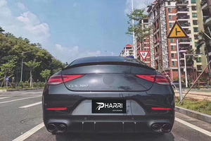 Pièces de carrosserie extérieures PHARRI pour Mercedes-Benz CLS W257 2018-2024, mise à niveau vers <span class=keywords><strong>CLS53</strong></span> avec calandre, diffuseur arrière et embouts d'échappement - Product Image 2