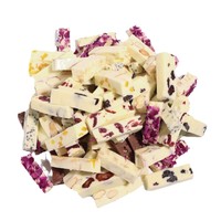 Bonbons doux au nougat de qualité supérieure en gros-Collations OEM personnalisables au nougat au chocolat pour vente en gros, Sweet Party Favors