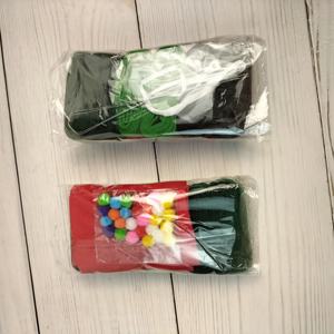 Kit <span class=keywords><strong>de</strong></span> Bricolage DIY : Ornements <span class=keywords><strong>de</strong></span> Noël Écologiques en Non-Tissé (2 pièces) – Créez Vos Propres Décorations d'Arbre, Mini Couronnes et Supports <span class=keywords><strong>de</strong></span> Guirlandes pour la Décoration Intérieure - Product Image 5