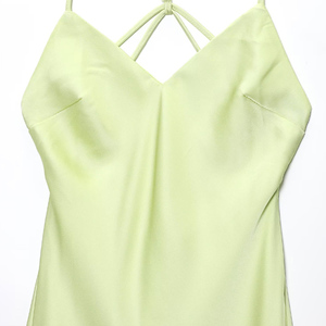 Autunno donna 2025 nuova moda <span class=keywords><strong>abito</strong></span> decorativo in raso con cinturino incrociato retrò Casual senza maniche elegante <span class=keywords><strong>abito</strong></span> femminile - Product Image 5