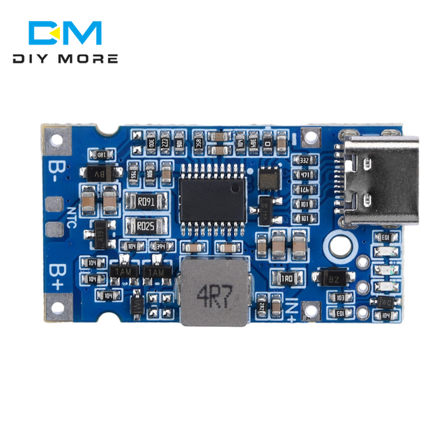 Type-C USB 2S 3S 4S BMS 4.5V-15V 18W 2A Lithium Battery Charging Module Support QC Fast Charge board