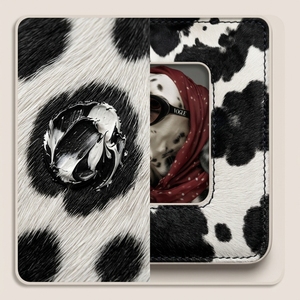 Tableau mural de luxe 80x100cm motif Dalmatien, peinture sur toile texturée 3D avec double cadre en similicuir, décoration moderne pour la maison - Product Image 6