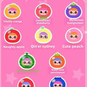 Pré-vente <span class=keywords><strong>DOULUO</strong></span> Série Fruits Amusants Boîte Mystère en Peluche Jouet Tendance Cadeau Personnages Animaux Congelés Échelle 1/12 12+ ans Unisexe - Product Image 5