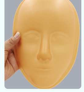 Peau d'entraînement en silicone 5D pour le visage - Coussin facial humain 3D pour la <span class=keywords><strong>formation</strong></span> au microblading des sourcils et au <span class=keywords><strong>maquillage</strong></span> permanent - Product Image 6