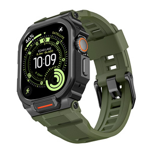 Cinturino Robusto con Custodia Protettiva <span class=keywords><strong>per</strong></span> IWatch <span class=keywords><strong>Ultra</strong></span> 49mm 46mm, Cover Antiurto in TPU, Protezione Completa <span class=keywords><strong>per</strong></span> IWatch <span class=keywords><strong>Ultra</strong></span> - Product Image 5