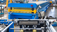 Machine de formage de tôles trapézoïdales, machine de formage à froid pour tuiles métalliques TR4 TR5 IBR