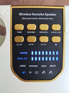 高品質ハンドヘルドKTVカラオケスピーカーS882内蔵マイクワイヤレス<span class=keywords><strong>Bluetooth</strong></span>スピーカー（スマホスタンド付き）WJ-A926 - Product Image 2