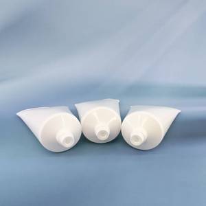 Luxury Cosmetic Containers 60ml White Custom <b>Tube</b> With Gold Ball Screw Cap 7Shape End Sealed <b>Tube</b> For Hand Cream - Product Image 6