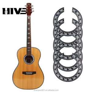 Anillo Decorativo Adhesivo HIVE para Boca <span class=keywords><strong>de</strong></span> Guitarra Acústica <span class=keywords><strong>de</strong></span> 41 Pulgadas, con Patrón <span class=keywords><strong>de</strong></span> Orificios <span class=keywords><strong>de</strong></span> Sonido, Moderno - Product Image 6