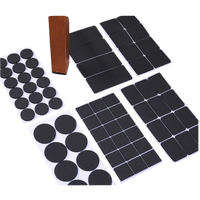 Patins de protection autocollants pour pieds de meubles et chaises en EVA, feutre, PTFE, PVC, anti-rayures, silencieux, pour sols en bois dur