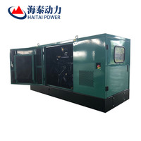 Groupe électrogène diesel silencieux Weichai 15-80 kW à châssis ouvert avec ATS et AVR, démarrage électrique 24 V CC, refroidissement par eau
