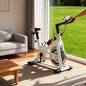 <span class=keywords><strong>Vélo</strong></span> de <span class=keywords><strong>spinning</strong></span> d'intérieur populaire et <span class=keywords><strong>vélo</strong></span> d'exercice de <span class=keywords><strong>spinning</strong></span> avec moniteur de fréquence cardiaque pour l'entraînement cardio - Product Image 2