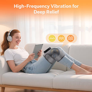 850nm 660nm ไร้สาย NIR เครื่องนวดสั่นสะเทือน, เครื่องนวดแบบใช้ความร้อนนวดข้อศอกบริเวณไหล่และหัวเข่าบำบัดด้วยแสงสีแดง - Product Image 5