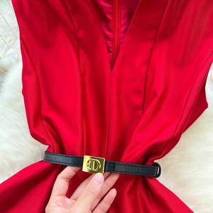 Nouvelle Robe Chemise de la Collection Printemps <span class=keywords><strong>2024</strong></span> Style Américain et Européen Avec Ceinture - Product Image 4