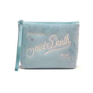 <span class=keywords><strong>Borsa</strong></span> Clutch in Paglia Colorata con Logo Personalizzato, Chiusura a Cerniera, Grande Capacità, Pochette <span class=keywords><strong>da</strong></span> Viaggio per <span class=keywords><strong>Trucchi</strong></span>, Borsetta <span class=keywords><strong>da</strong></span> Polso per Donne - Product Image 6