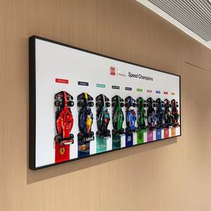 Marco de pared de aleación de aluminio ecológico con impresión digital para exhibición de modelos 2025, accesorios de almacenamiento colgantes para carreras de velocidad súper rápidas - Product Image 5