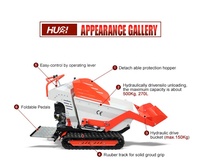 Mini-Raupendumper mit 800 kg Ladekapazität, Mini-Hubdumper mit 6,5 PS, Mini-Kettendumper zum Verkauf