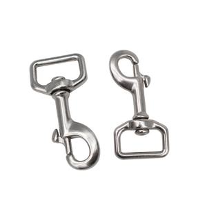 Perno de ojo marino de acero inoxidable 316, gancho de seguridad giratorio cuadrado, mosquetón, gancho para caballo de perro, 75x25,5mm, herrajes para mascotas, herrajes para yates y barcos - Product Image 5