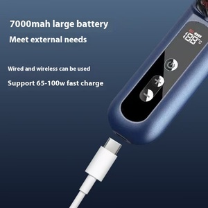 Portable Straight Hair Comb Travel Small Charging Fashion Color Matching PTC Digital LED Wireless Hair Straightening <b>Brush</b> - Product Image 2