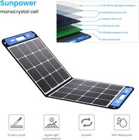 XTAR SP100 100 w Sunpower Camping en plein air Centrale électrique Chargeur Pliable Portable Panneau Solaire Plegable 100 W