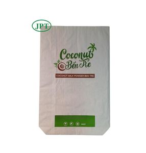 Bolsa tejida PP Coco blanco superventas 25kg/50kg papel Kraft tipo PE HDPE LDPE fabricante - Product Image 1