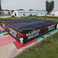Labyrinthe gonflable commercial d'Halloween pour événements hantés