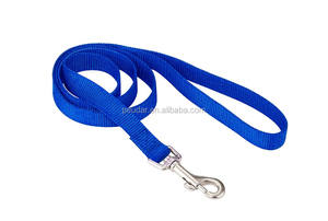 Simple Classic Solid Eco-Friendly Durable Quality Pet Outdoor <b>Leashes</b> Wholesale Nylon Webbing <b>Dog</b> Walking Lead - Product Image 3