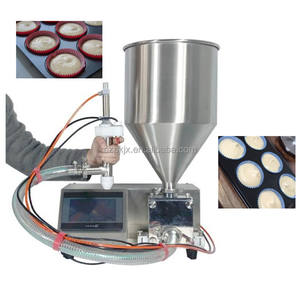 Mermelada de frutas <span class=keywords><strong>Helado</strong></span> Galleta Donut Mousse Cake Batter Cupcake Dispensador Llenado Fabricación Multi <span class=keywords><strong>Sabor</strong></span> Máquina de llenado Crema Puffs - Product Image 3