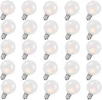 6W 7W 8W E27 Base Globe Forme Lampe G45 G80 G95 G125 Verre Dépoli Vintage LED Edison Ampoules