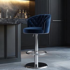 Sgabello per sedia da <span class=keywords><strong>bar</strong></span> girevole di alta qualità in acciaio inossidabile di lusso - Product Image 2